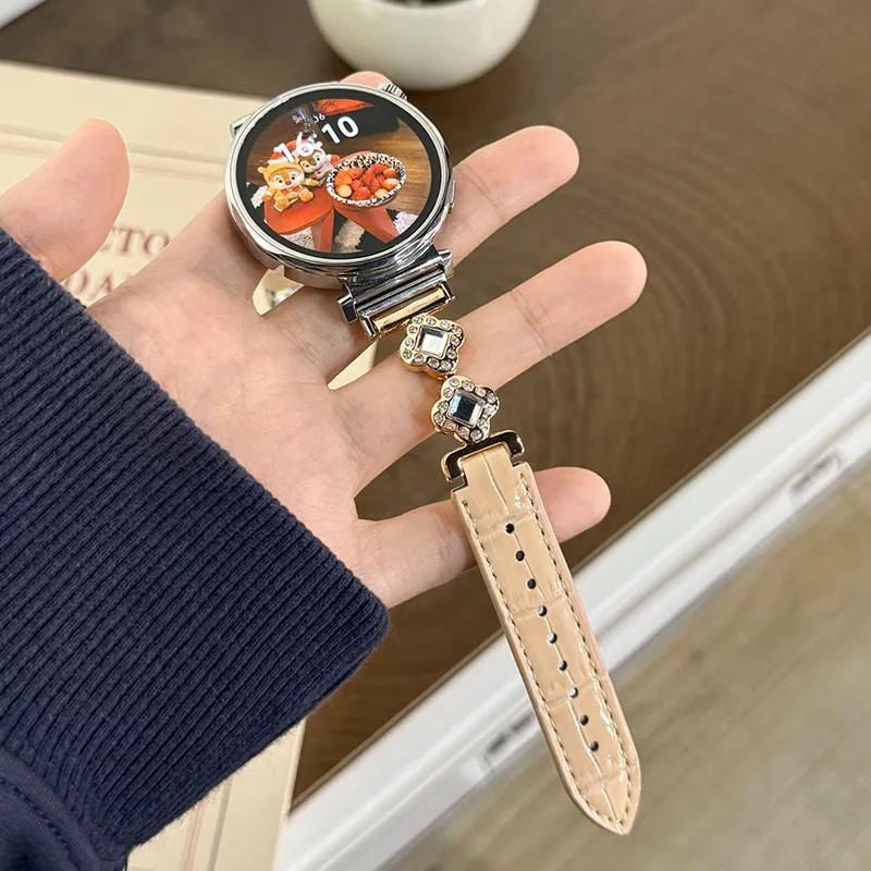 CHUANGYIDA Huawei Compatibility Watch Band 145~210mm Artificial Leather Material-24