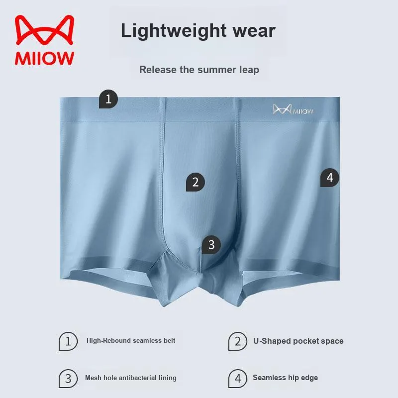 MIIOW Underpants Men's Box 3 Pack-4