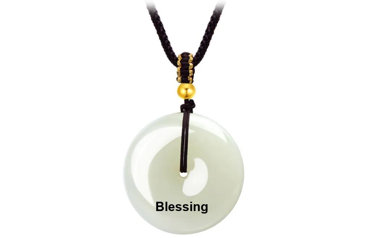 LAOMIAO Hetian Jade Pendants Pale Greenish White Jade Women's