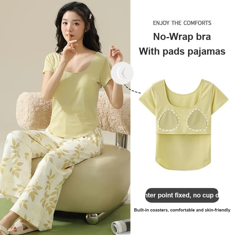 Cotton Gene Pajama Set Women's 2 Pack-3