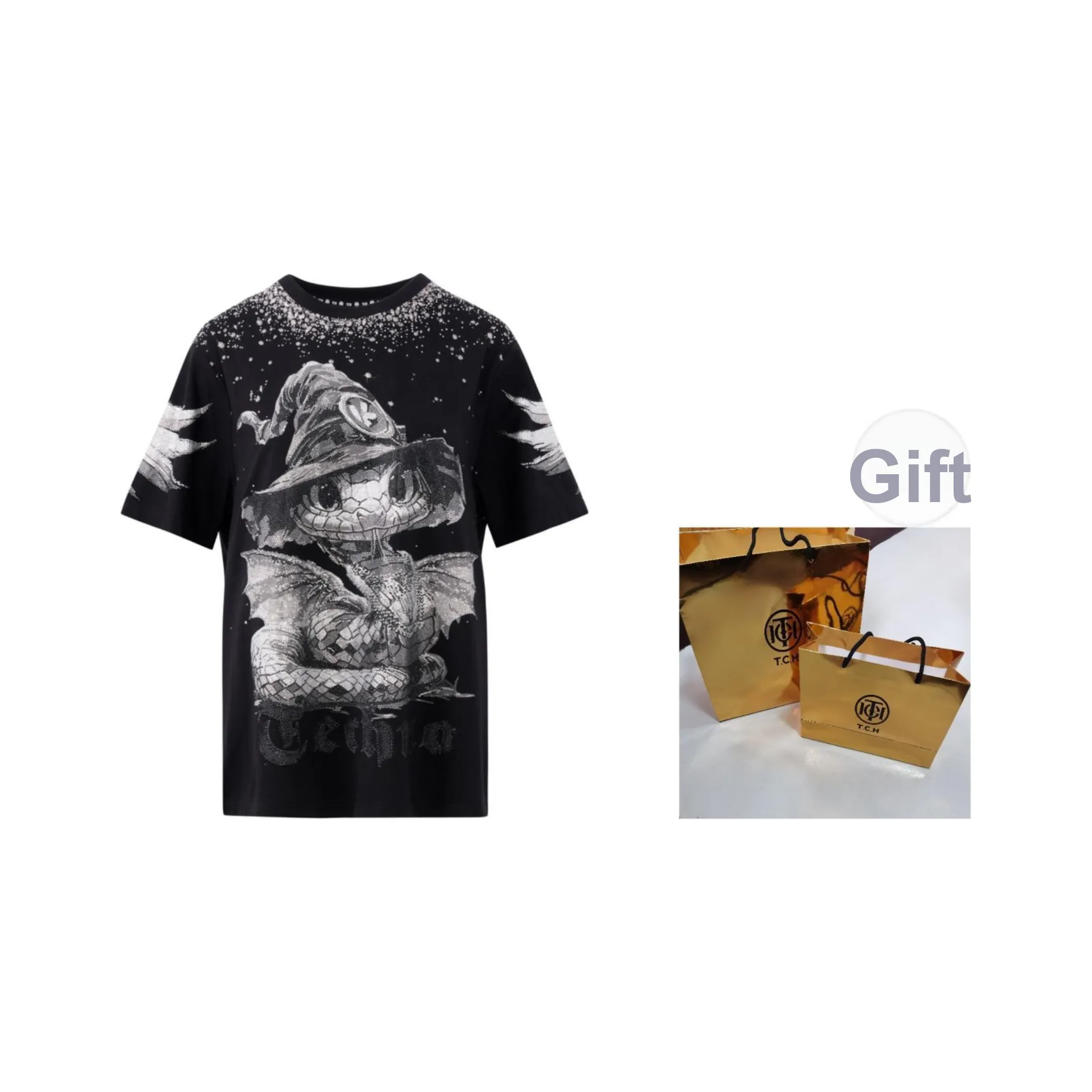 TCH T Shirts Women's Black