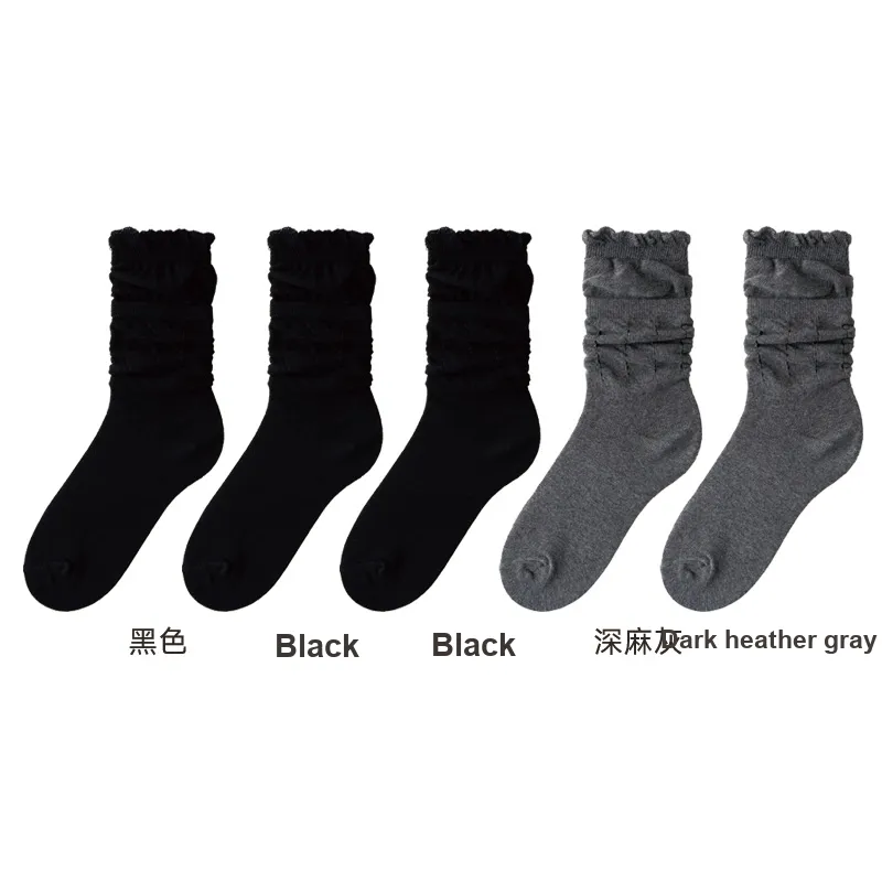 H YXIANG Mid Calf Socks Women's Combo Set-33