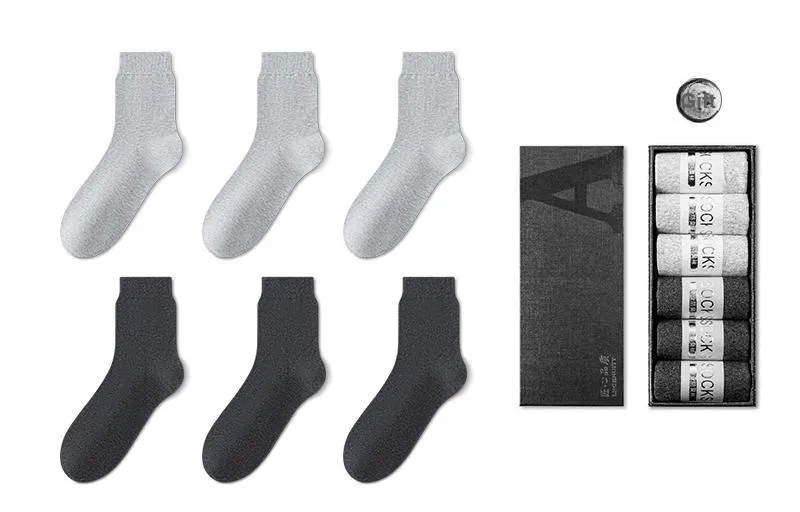 Taste the color Men Mid Calf Socks-6