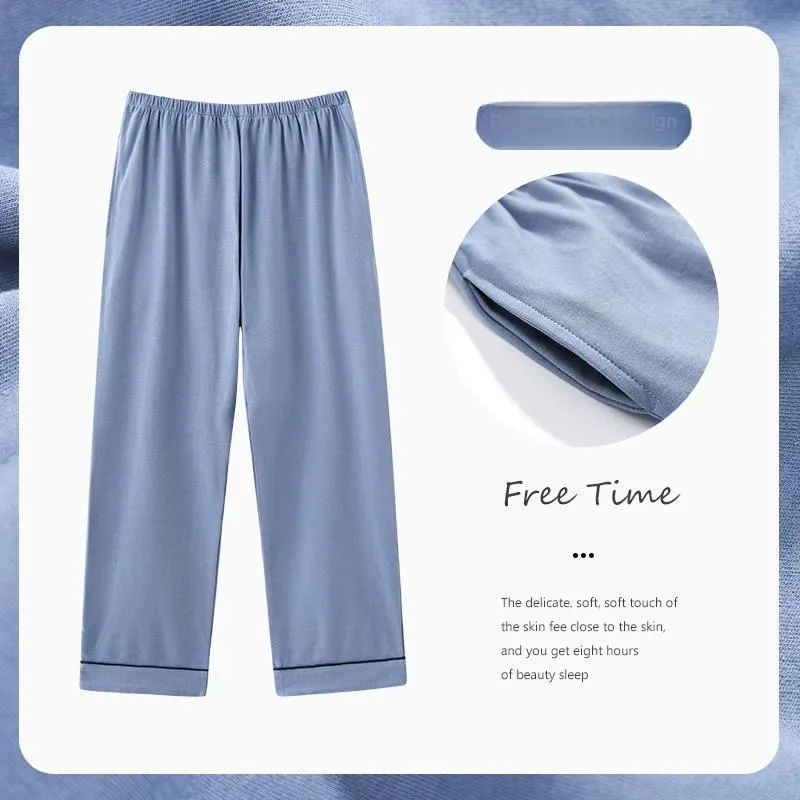 MADALLO Pajama Pants Men Sky Blue-1