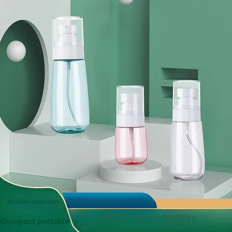 JIAOXUEFEI 2 Pack 30ml Fine Mist Spray Bottle Perfume Spray Bottle Press Bottle Empty Travel Makeup Bottle-2