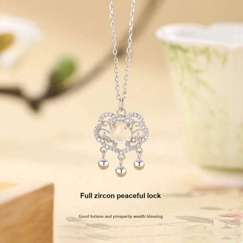 MISS TOOYA Natural Chalcedony Necklaces Women's-1