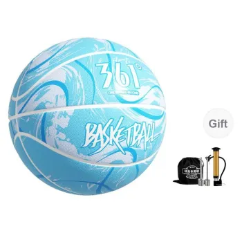 361° Rubber Basketball Sky Blue Training Unisex