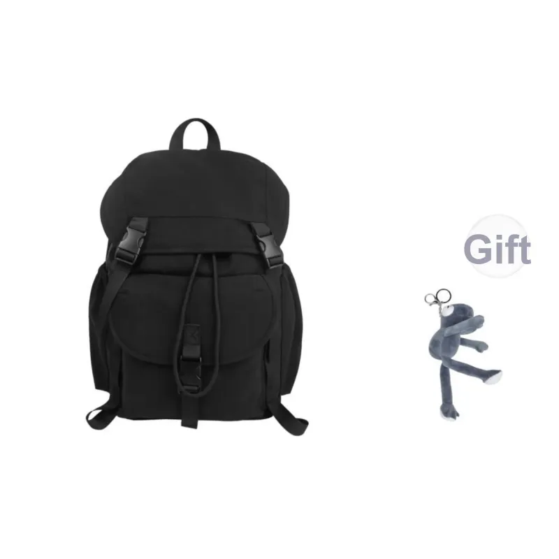 SAPANA STUDIO Nylon Backpack Regular Unisex Black/White/Yellow Brown/Green-0
