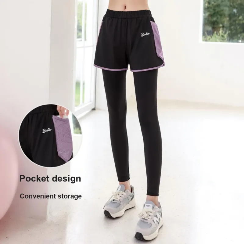Barbie Sports Pants Women's Black-2