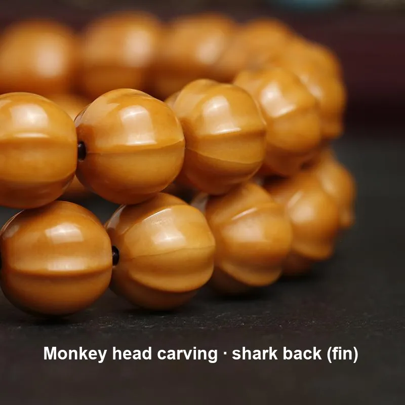 PINK U Monkey Head Walnut Bracelets Unisex-4