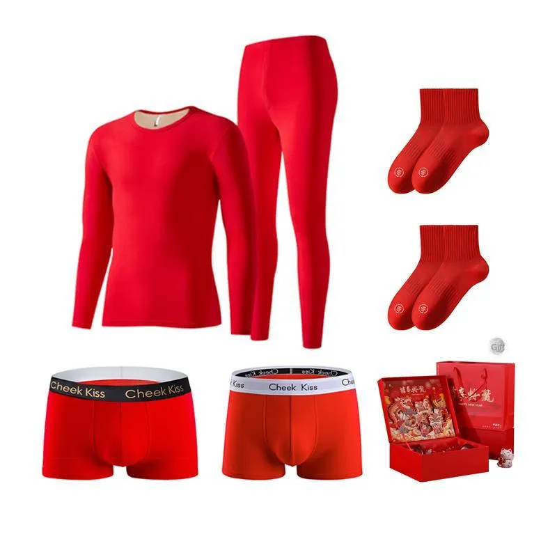 Cheekkiss Underwear Gift Boxes Men's Red-19