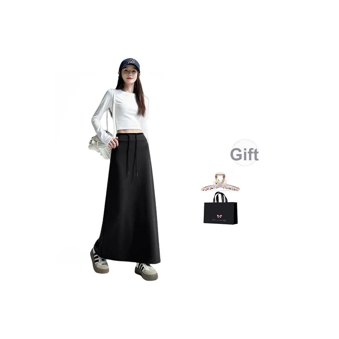 Aimilian Повседневная длинная юбка женская