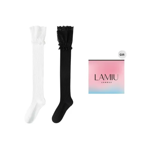 Lan Miao Бедро high Носки Женские Сумка для покупок Combo Set