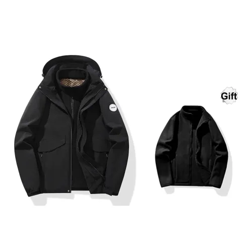 JEEP SPIRIT Водонепроницаемый Ветрозащитный And Теплоизоляционный Ветровка Мужской С подарками Флисовая подкладка