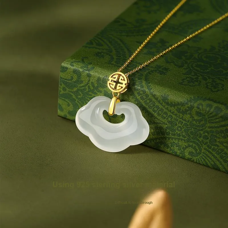 KADER Peace And Joy Series Chalcedony Jade Necklaces Women's-3