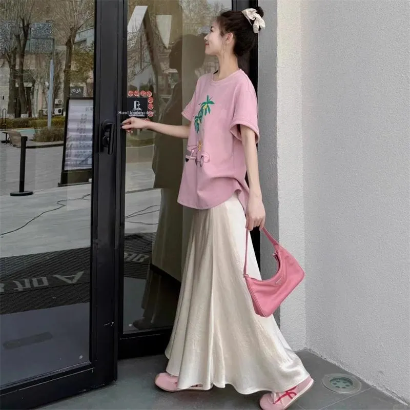 PZGE Two Piece Skirt Sets Women's-3