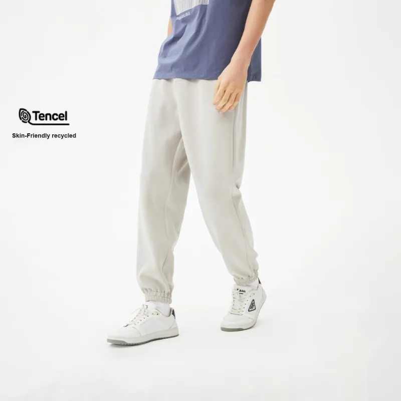 JACK JONES· Cuffed Pants Knitted Fabric Pants Length Pants Men's-3