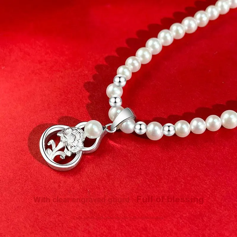 Love Pearl Necklaces Women's-2