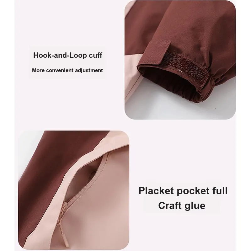 VanCamel Waterproof And Windproof To Keep Warm Windbreaker Jackets Unisex-22
