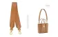 Brown Underarm Wide Strap 65cm+1 Pair Metal Protective Loop
