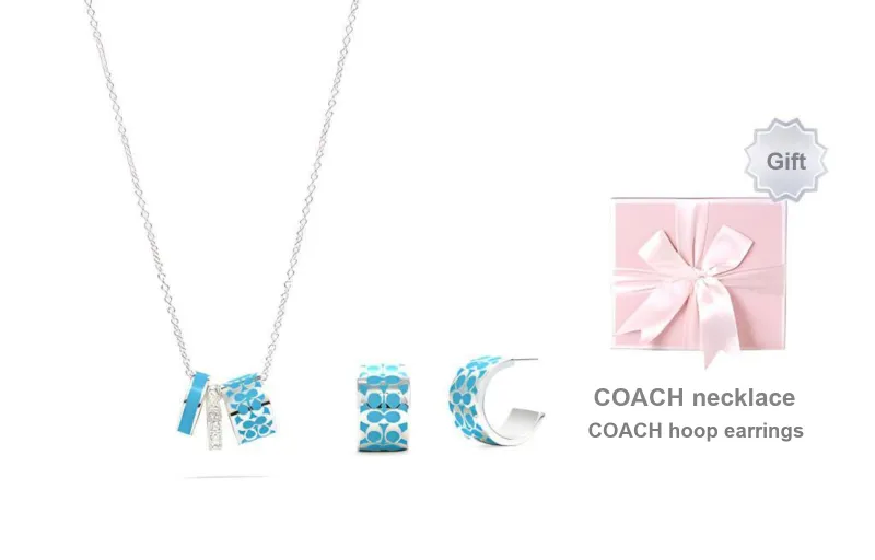 COACH Signature Earrings Women's-1