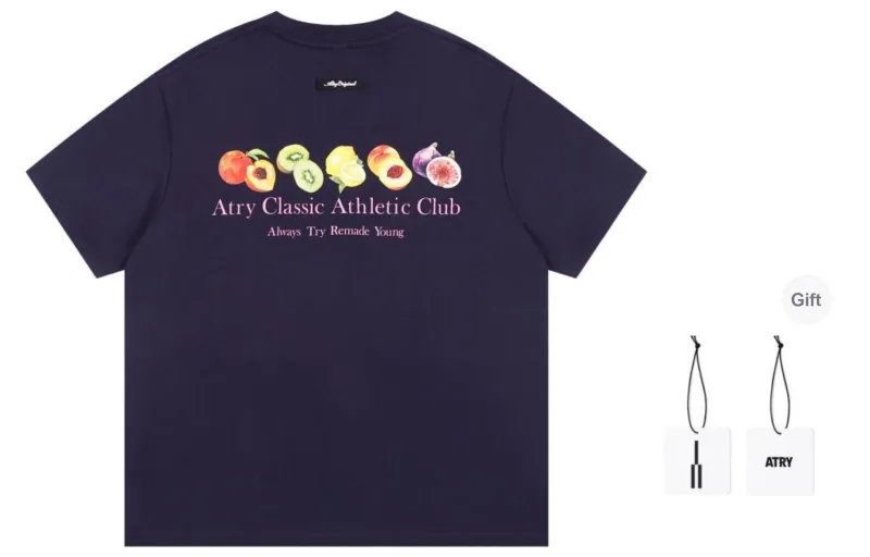 Atry Alphabet Slogan Series T Shirt Unisex-4