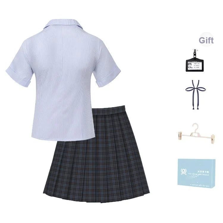 Ice Cream And Whale Summer JK Uniform Set Women's Gift Box Set-1