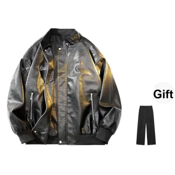 BRUMAIRE Leather Jacket Unisex Black