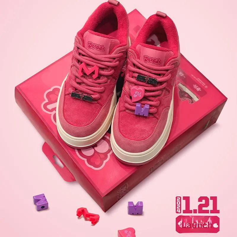 M26D Low Top Skateboard Shoes Unisex Red-7