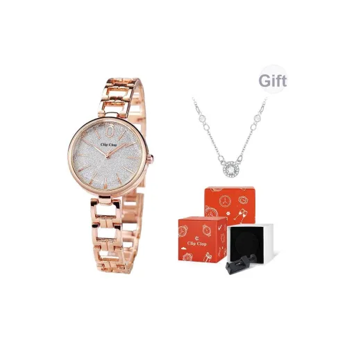 Clip Clop Кварцевый механизм сплав ремешок женские часы многоцветный циферблат