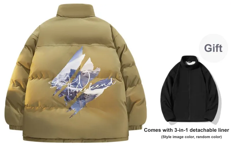 LA'T.WEEKEND Puffer Jacket Unisex-46