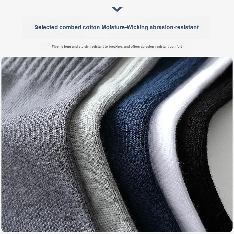 PLANDOO Mid Calf Socks Men's Shopping Bag 6 Pack-13