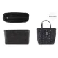 [Mini Basket Bag]Black DuPont Paper Liner (Middle Zipper)