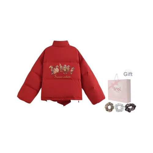 SNBL Красный Женский Пуховик