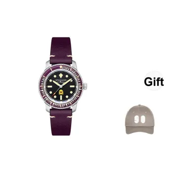 SPINNAKER Secondeseconde Collaboration Wrist Watch Automatic Mechanical Movement Black Dial Unisex