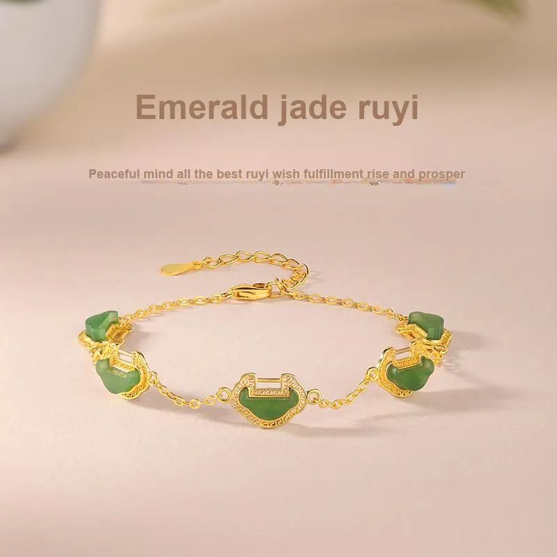 JINLIUFUJIXIANG Bracelets Jasper Women's-2