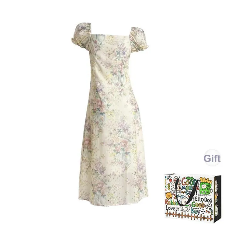 OURUOKE Short Sleeved Dress Women's-1