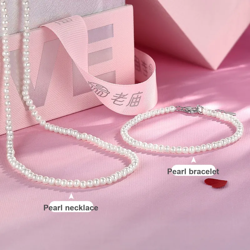 LAOMIAO Pearl Necklaces Women's-3