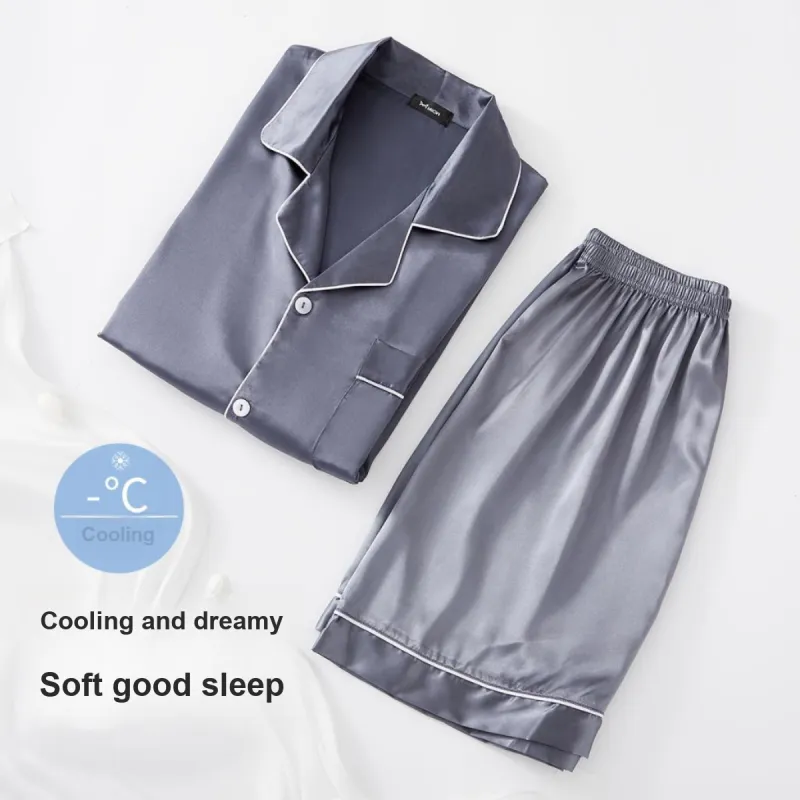 MIIOW Pajama Set Men's Sky Blue-2