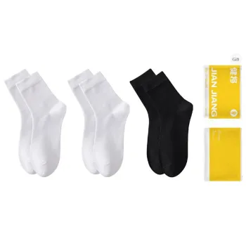 Master Mid Calf Socks Men's Shopping Bag Combo Set