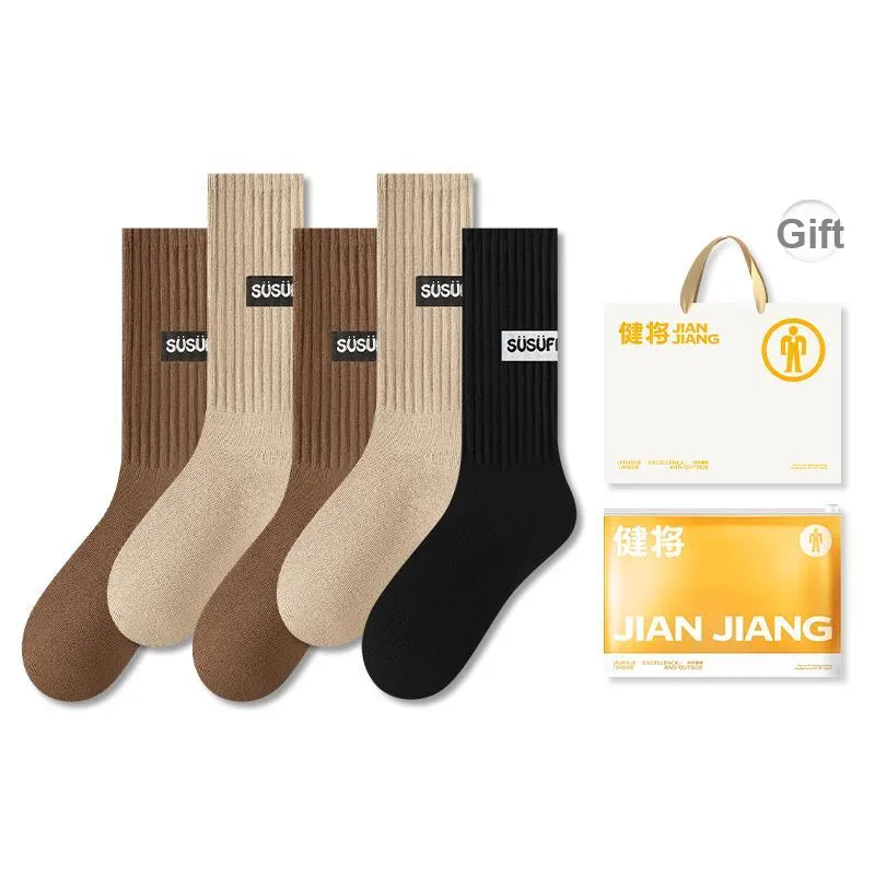 Master Mid Calf Socks Women's Shopping Bag 5 Pack-35