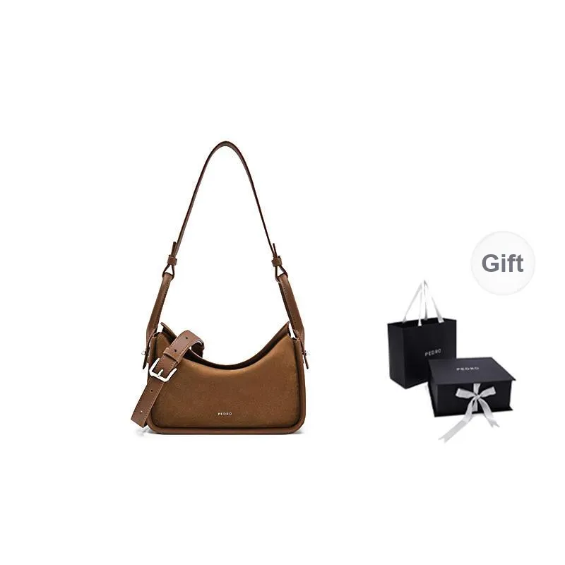 PEDRO Litchi Grain Top Grain Cow Leather Shoulder Bag Women's Multicolor-42