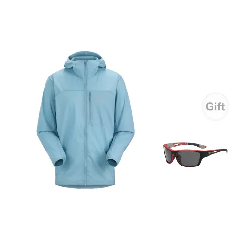 Arcteryx Squamish Windbreaker Jackets Men Bamboo Moon Blue - Includes Eyeglasses