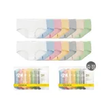 [7A 항균+EO Sterilized] 1 4팩/2팩, 100% 순면 여성 Colored