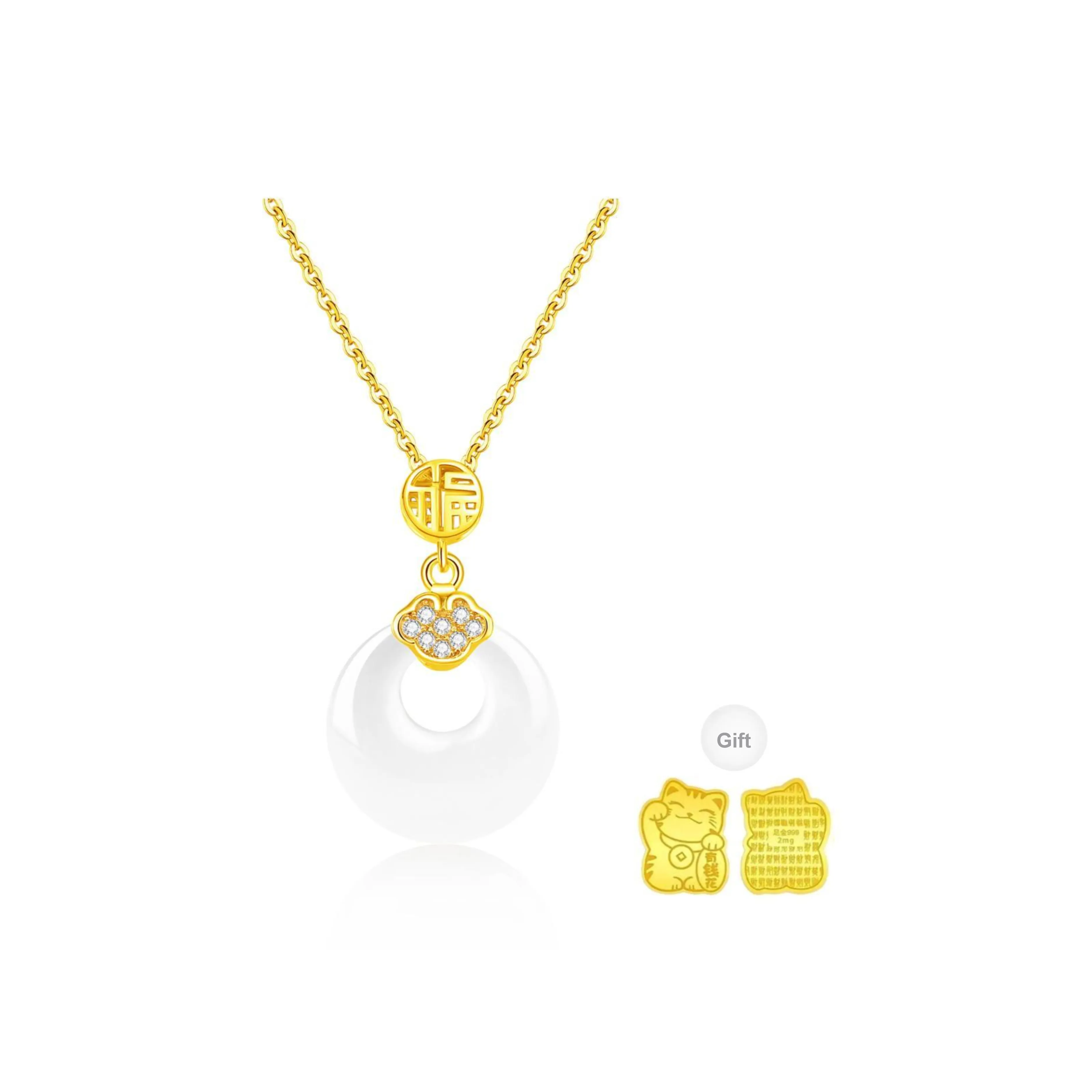 ZSY Chalcedony Jade Necklaces Women's