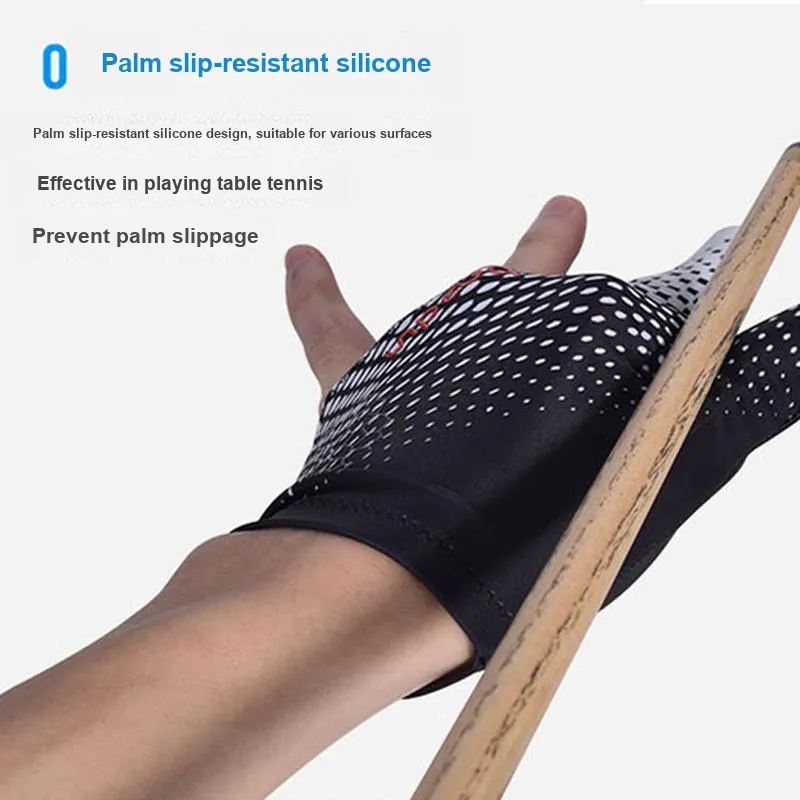 BOODUN Billiards Three Finger Gloves High Elasticity Lycra 1 Pack Both Hands-18