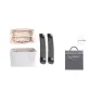 Backpack with White DuPont Paper Liner and Carbon Gray Shoulder Pads, 23cm