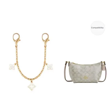 Luxury Care Artisan Workshop Metal Bag Shoulder Strap Women's Gold Tone