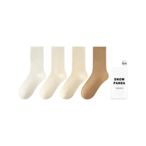 XXLLG Mid Calf Socks Women's Shopping Bag 4 Pack