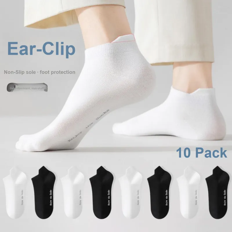 NANJIREN No-Show Socks Men's 5 Pack-1